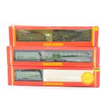 Hornby Model Railway comprising trio of locomotives to include No.298 GWR 4-4-0 County Class -