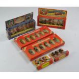 Britains Hand Painted Metal Soldier Sets. Generally good to very good with original boxes.