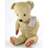 Vintage Oxford Toy Co. Nightdress Case Bear. 70cm. Generally well preserved with minor wear.