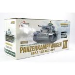 Heng / SQS 1/16 Radio Control Battle Tanks comprising Panzerkampfwagen and DAK. Whilst untested, the
