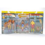 DC Direct Action DC comics Action Figures comprising Golden Age Wonder Woman, Star Fire and Kid