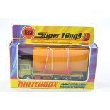 Matchbox Super Kings No. K13 DAF Building Transporter with Site Engineers Office. Metallic Lime
