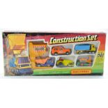 Matchbox Superfast No. G13 Construction Set containing five vehicles as shown. Generally
