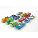 Assorted Matchbox Regular Wheels x 12 with some harder to find variations. Most with some kind of