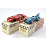 Western Models 1/43 White Metal Land Speed Record Car Duo comprising 1927 Sunbeam and 1933