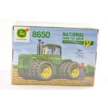 Britains Farm 1/32 issue comprising Toy Farmer 2016 NFTS John Deere 8650 Tractor. Excellent,