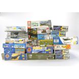 Plastic Model Kits comprising Eighteen Mostly Aircraft from various makers including Hasegawa,