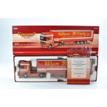 Corgi Diecast Model Truck issue comprising No. CC13246 DAF XF Curtainside in the livery of Wilson
