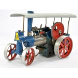 Wilesco Live Steam Powered 'Old Smokey' Tractor with burner. Signs of use but generally well kept,