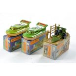 Matchbox Superfast No. 2c Rescue Hovercraft x 2. Metallic lime green, tan base with rescue decal and