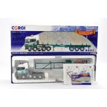 Corgi Diecast Model Truck issue comprising No. CC13761 Scania R Log Trailer in livery of