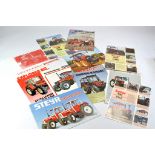 Tractor and Machinery Literature comprising sales brochures and leaflets from Lamborghini, Zetor,