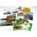 Tractor and Machinery Literature comprising sales brochures and leaflets from Massey Ferguson,