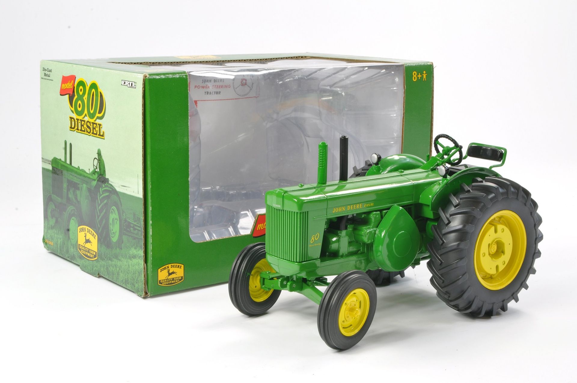 Ertl 1/16 Farm Issue comprising John Deere Model 80 Diesel Tractor. Has been displayed but appears