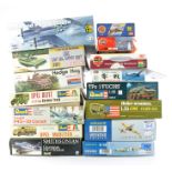 Plastic Model Kits comprising Fifteen Aircraft and Military Vehicle issues from Airfix, Revell,