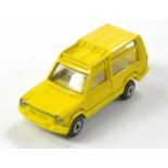 Matchbox Superfast No. 37e Matra Rancho. Made in Bulgaria. Yellow including interior with silver