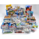 Large group of Thomas and Friends Toys including Trackmaster, looks to be mostly unused, some