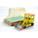 Dinky No. 977 Shovel Dozer. Silver plastic tracks. Excellent with good to very good box, bubble