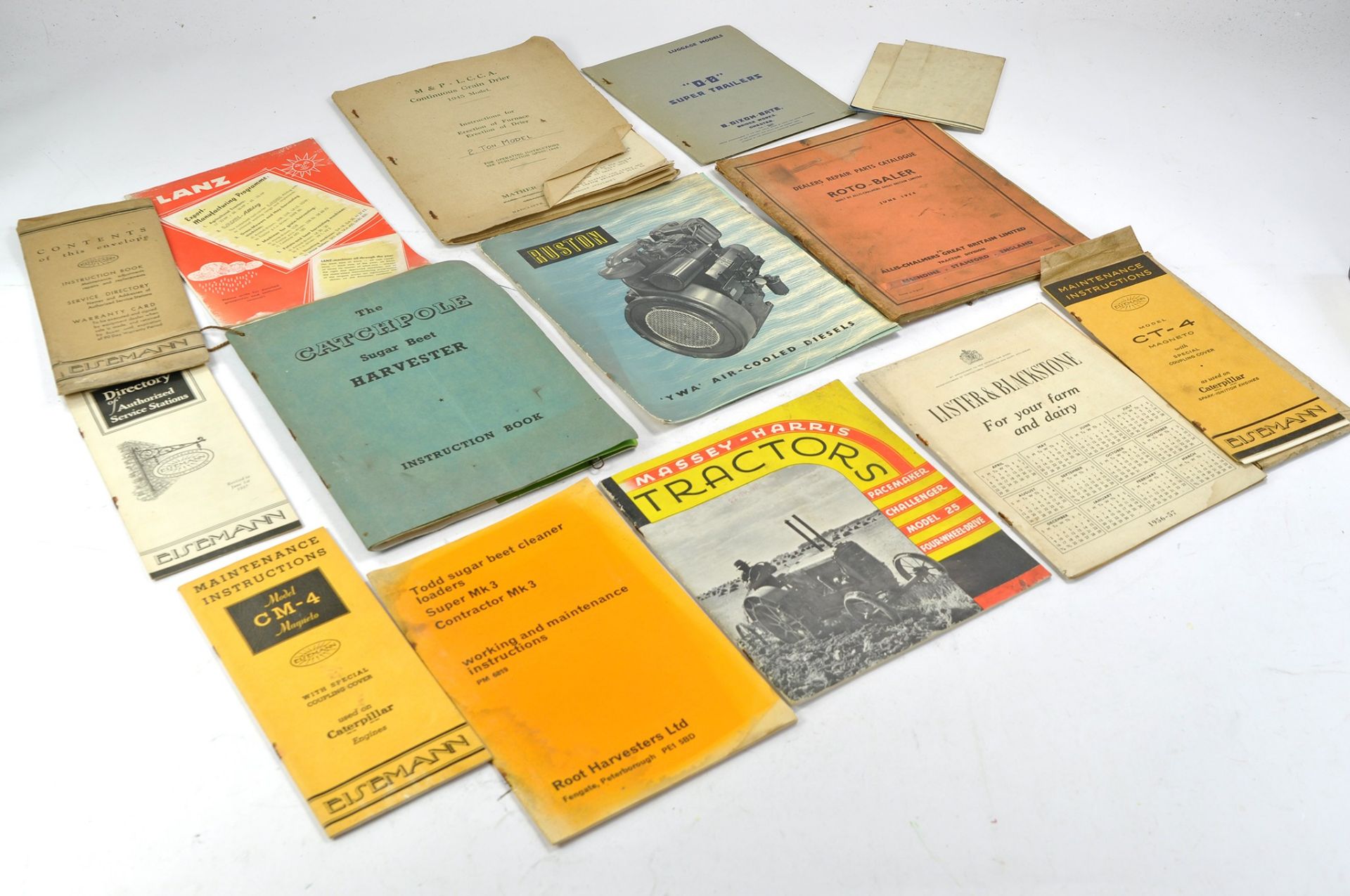 Further interesting assortment of hard to find Vintage Tractor and Machinery related literature