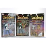 Moore Action Collectibles featuring Chaos Comics Carded Figures comprising No. CM9006 Lady Death,