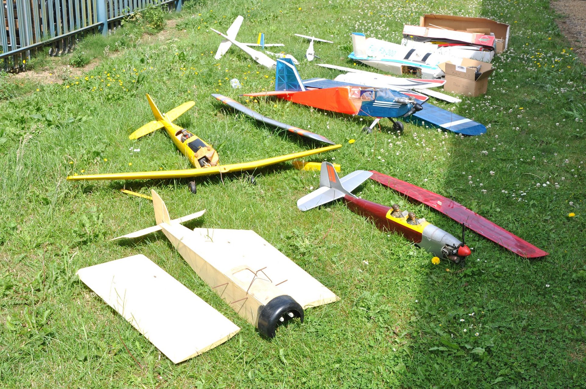 An impressive collection of RC Model Aircraft from a single owner collection comprising various