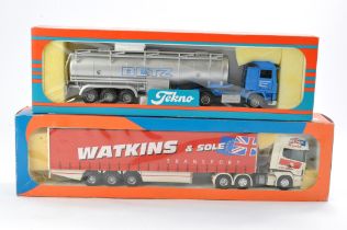 Tekno Diecast Model Truck duo comprising Volvo Tanker in the livery of Betz, no obvious sign of