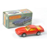 Matchbox Superfast No. 51g Pontiac Firebird SE. Red body, amber windows, yellow interior and