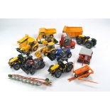 Britains assorted diecast including various JCB issues, some missing cabs, Chafer sprayers,