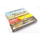 Model Aircraft Kits comprising Balsa Flyer Series Piper J3 Yellow Cub, SIG Monocoupe and Modelhob