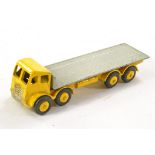 Morestone Series Foden Flat Truck. Yellow and Silver. Generally good, some surface cracking and