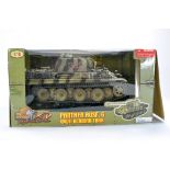 21st Century Toys 1/18 WWII German Panther AUSF. G Tank. Model is ex-display cabinet so some light