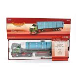 Corgi Diecast Model Truck issue comprising No. CC14805 Scania 113 Flatbed with Load in livery of