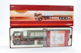 Corgi Diecast Model Truck issue comprising No. CC13911 Foden Alpha Flatbed with load in livery of