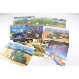 Tractor and Machinery Literature comprising sales brochures and leaflets from John Deere, Case IH,