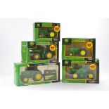 Britains Farm 1/32 John Deere group including boxed tractor issues as shown. Not removed from