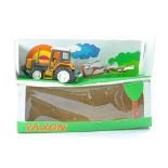 Yaxon 1/43 farm issue comprising Renault 145-14 Tractor with plough. Plough has single mouldboard