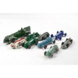 Timpo Racing Cars and other early British Diecast inc Jolly Roger and Mini Toys. Fair to Good,