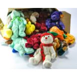 TY Beanie Bears comprising large Box of larger issue bears and figures, including Diana and some