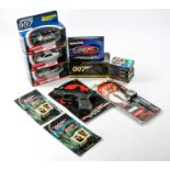 Assorted James Bond 007 Collectables including Corgi Diecast issues, card games and sets and