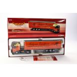 Corgi Diecast Model Truck issue comprising No. CC14803 Scania 113/143 Curtainside in the livery of