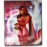 Sideshow collectables Marvel Figure comprising Scarlet Witch Comiquette Statue, over twenty inches