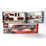 Corgi Diecast Model Truck issue comprising No. CC111802 DAF 85 Heavy Haulage Set in the livery of