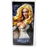 Sideshow collectables Marvel Figure comprising Dagger Comiquette Statue, over 20 inches tall.