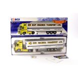 Corgi Diecast Model Truck issue comprising No. CC14029 Volvo FH Fridge Trailer in the livery of Iggy