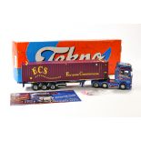 Tekno Diecast Model Truck issue comprising Scania S580 Container Trailer in the livery of Richard