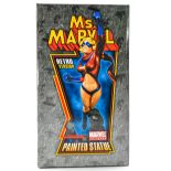 Bowen Designs Marvel Figure comprising MS. Marvel retro version Painted Statue. Twelve inches