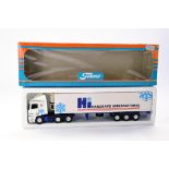 Tekno Diecast Model Truck issue comprising DAF Fridge Trailer in the livery of Hargrave