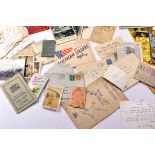 Vintage ephemera comprising a large interesting collection of printed materials including postcards,