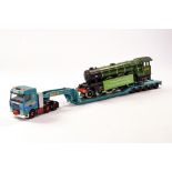 Corgi Diecast Model Truck issue comprising No. CC13213 DAF Low Loader with Flying Scotsman Load in