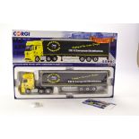 Corgi Diecast Model Truck issue comprising No. CC15807 Mercedes Benz Actros Curtainside in the